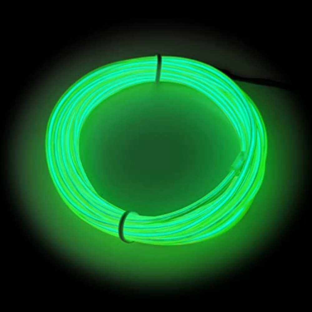 3 Pk Portable Battery Pack green Lights Strip Lights for Parties, Halloween. New